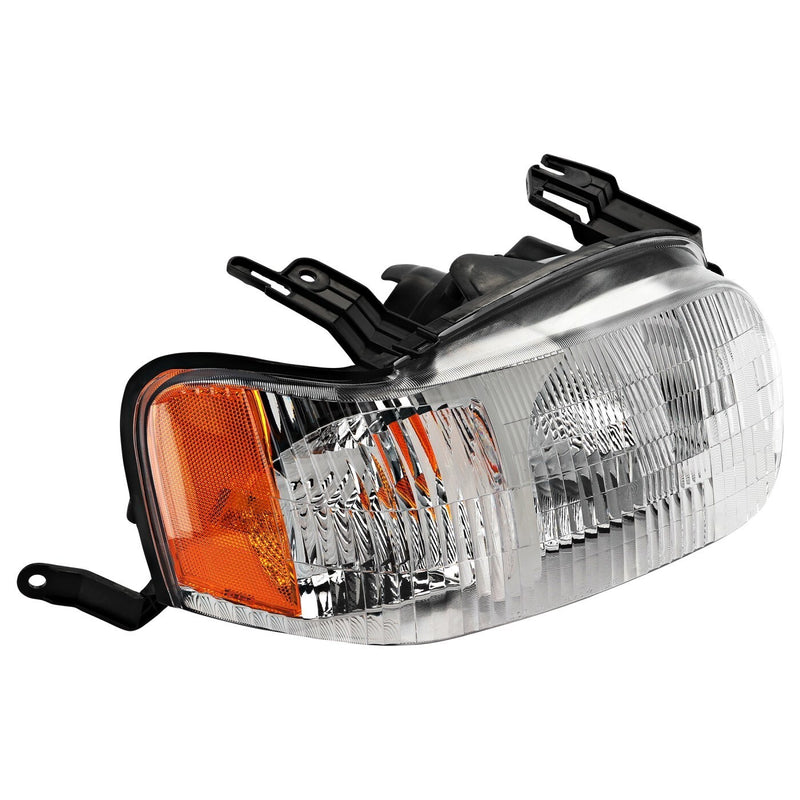 DURAFORCE Driver and Passenger Side Headlights For Ford Escape 2001-2004 Halogen w/ Bulb/s