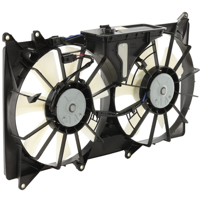 DURAFORCE Radiator Cooling Fan For 2001-2005 Lexus IS300 Dual with Coolant Reservoir