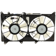 DURAFORCE Radiator Cooling Fan For 2001-2005 Lexus IS300 Dual with Coolant Reservoir