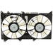 DURAFORCE Radiator Cooling Fan For 2001-2005 Lexus IS300 Dual with Coolant Reservoir