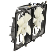 DURAFORCE Radiator Cooling Fan For 2001-2005 Lexus IS300 Dual with Coolant Reservoir