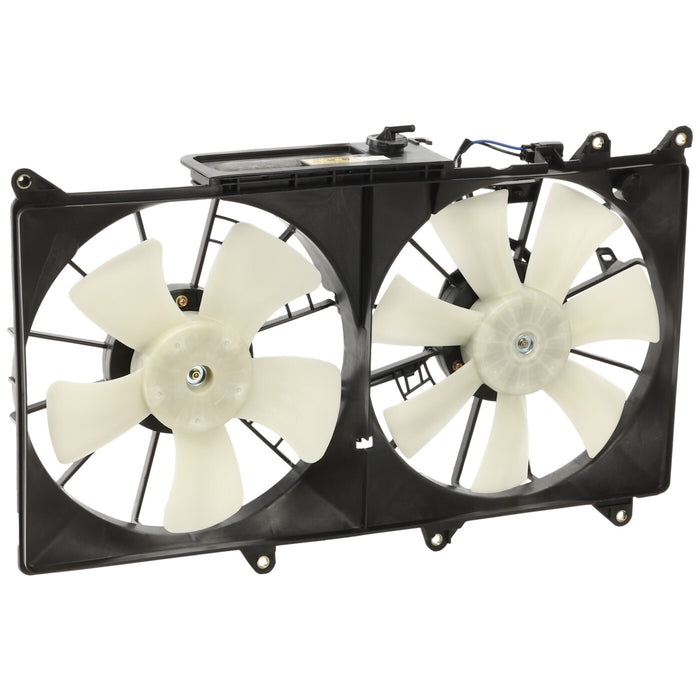 DURAFORCE Radiator Cooling Fan For 2001-2005 Lexus IS300 Dual with Coolant Reservoir