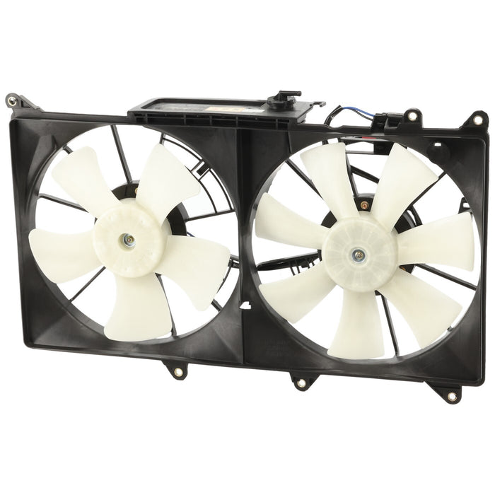 DURAFORCE Radiator Cooling Fan For 2001-2005 Lexus IS300 Dual with Coolant Reservoir