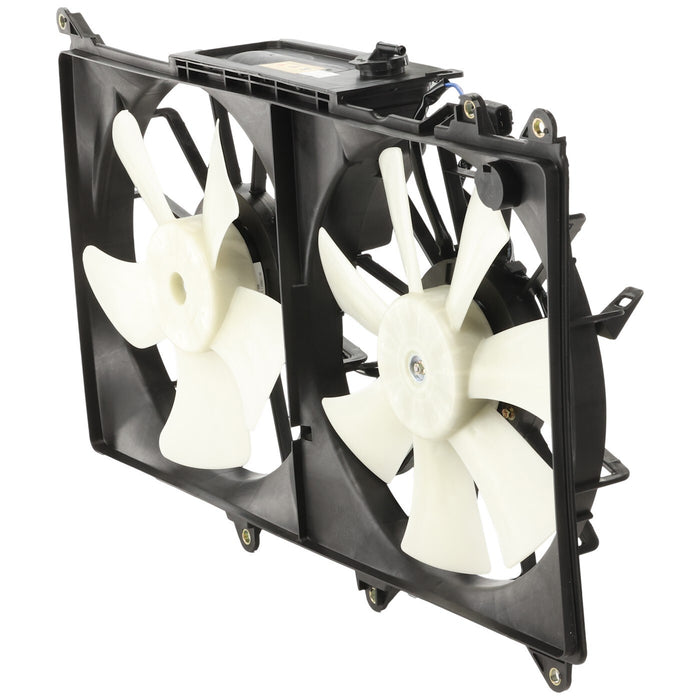 DURAFORCE Radiator Cooling Fan For 2001-2005 Lexus IS300 Dual with Coolant Reservoir