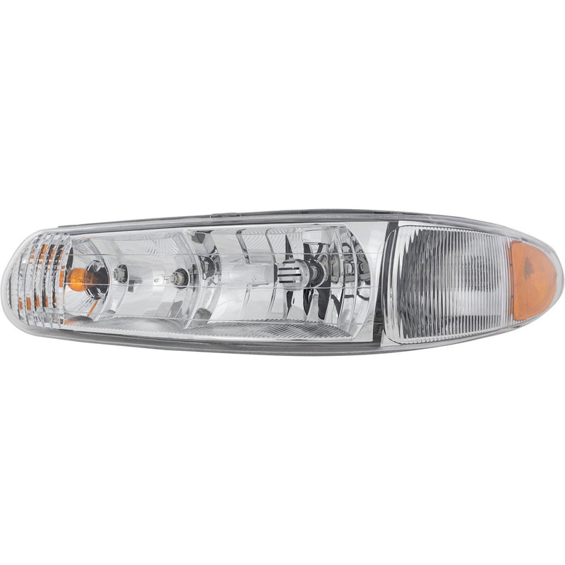 DURAFORCE Left & Right Headlight For Buick Century 1997-2005 Halogen w/ Corner Light Bulb