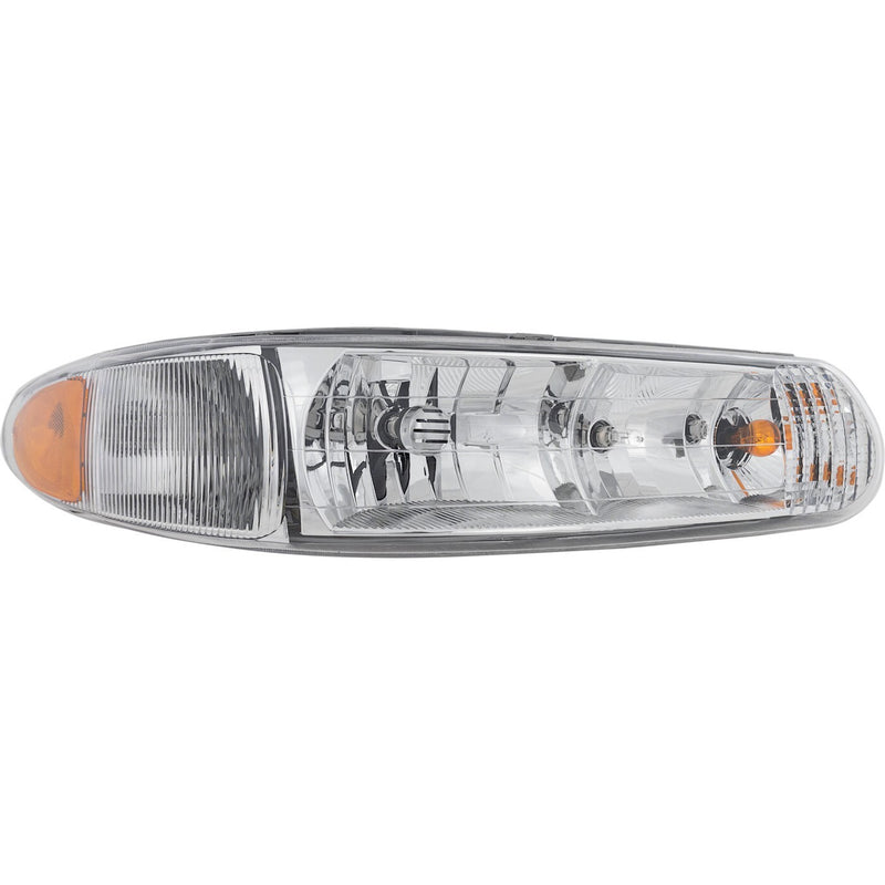 DURAFORCE Left & Right Headlight For Buick Century 1997-2005 Halogen w/ Corner Light Bulb