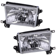 DURAFORCE Headlight Assembly Set For 1999-2002 Toyota 4Runner Left Right Side With Bulb