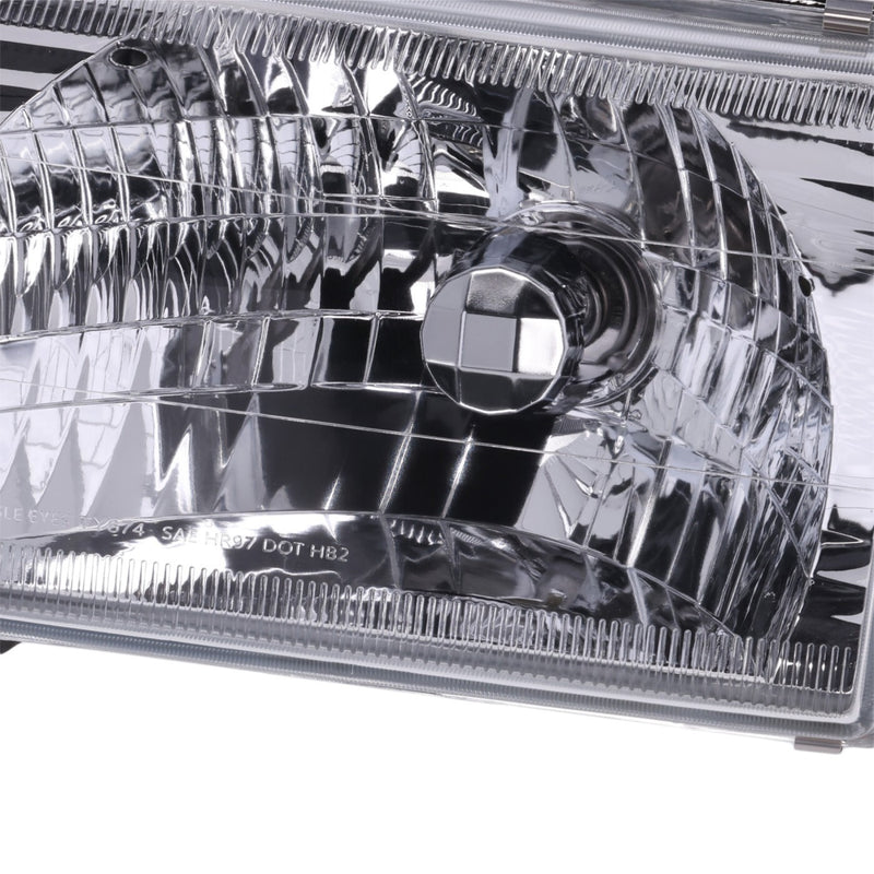DURAFORCE Headlight Assembly Set For 1999-2002 Toyota 4Runner Left Right Side With Bulb