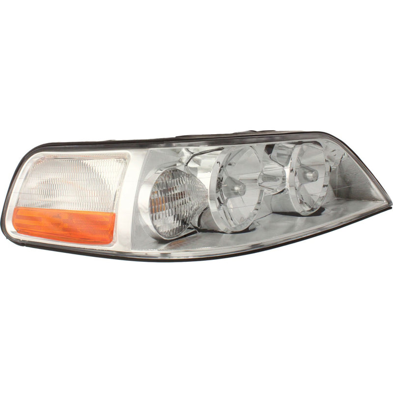 DURAFORCE Halogen Headlight Set For 2003-2004 Lincoln Town Car Driver and Passenger Side