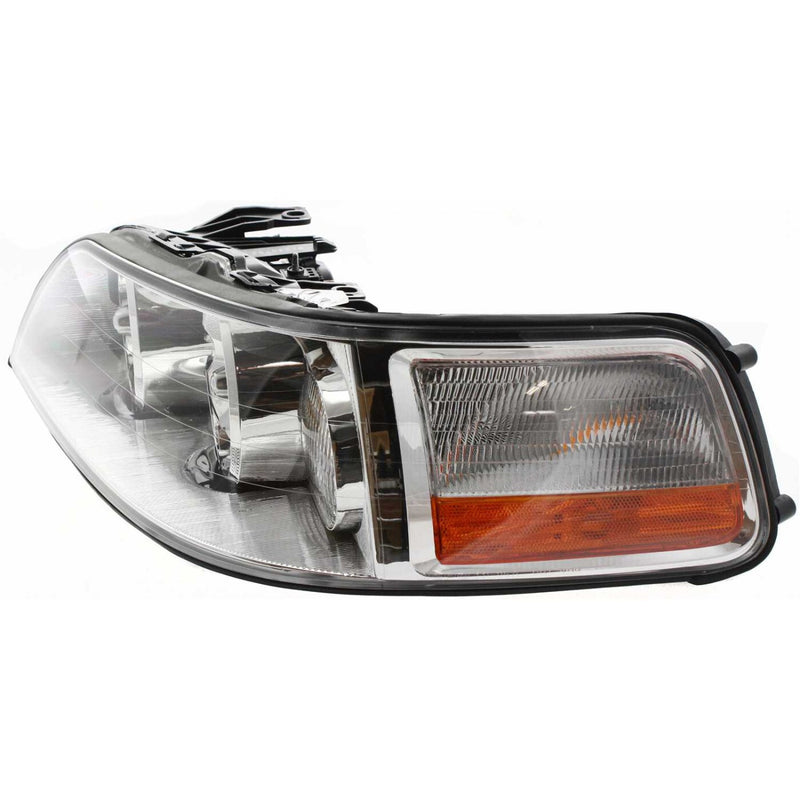 DURAFORCE Halogen Headlight Set For 2003-2004 Lincoln Town Car Driver and Passenger Side