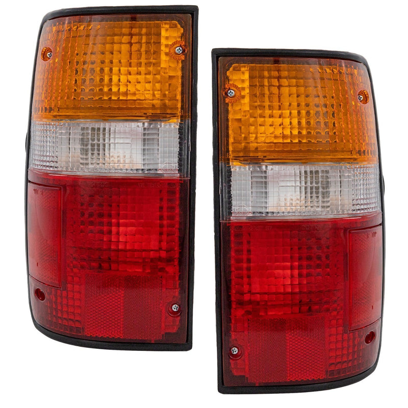 DURAFORCE Tail Light Set For 1989-1995 Toyota Pickup Truck Rear Tail Lamp With Bulbs