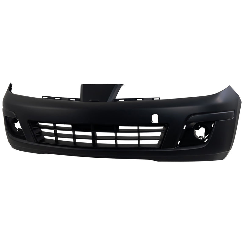 DURAFORCE Front Bumper Cover For 2007-2012 Nissan Versa With Fog Lamp Holes Primed