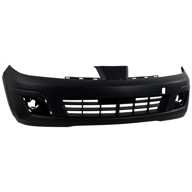 DURAFORCE Front Bumper Cover For 2007-2012 Nissan Versa With Fog Lamp Holes Primed