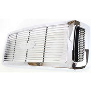 DURAFORCE Grille For 2006-2007 Ford F-250 Super Duty F-350 Super Duty Chrome Plastic