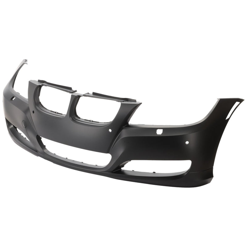 DURAFORCE Bumper Cover For 2009-12 BMW 328i Sedan Wagon With Headlight Washer Holes Front