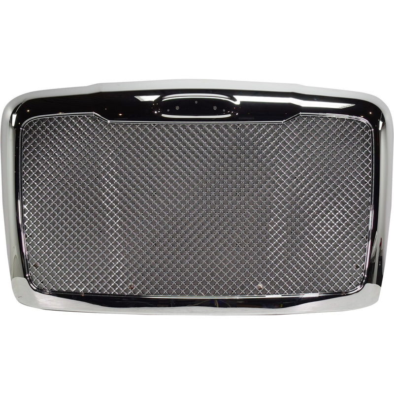 DURAFORCE Grille Assembly For 2008-17 Freightliner Cascadia Bug Screen Chrome Mesh Insert