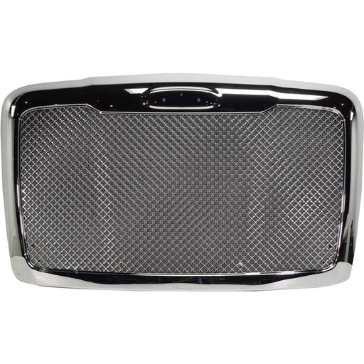 DURAFORCE Grille Assembly For 2008-17 Freightliner Cascadia Bug Screen Chrome Mesh Insert