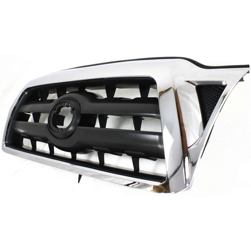 DURAFORCE Grille For 2005-2008 Toyota Tacoma Chrome Shell with Black Insert