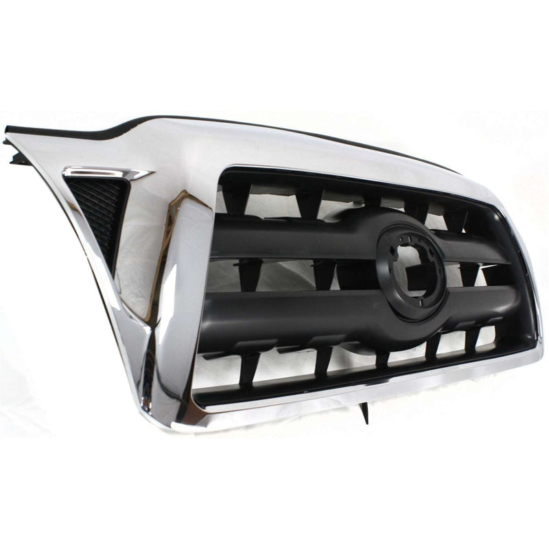 DURAFORCE Grille For 2005-2008 Toyota Tacoma Chrome Shell with Black Insert