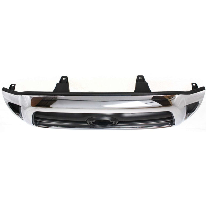 DURAFORCE Grille For 2005-2008 Toyota Tacoma Chrome Shell with Black Insert