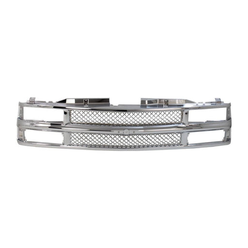 DURAFORCE Grille For 94-99 Chevrolet K1500 C1500 Chrome For Models with Dual Headlights