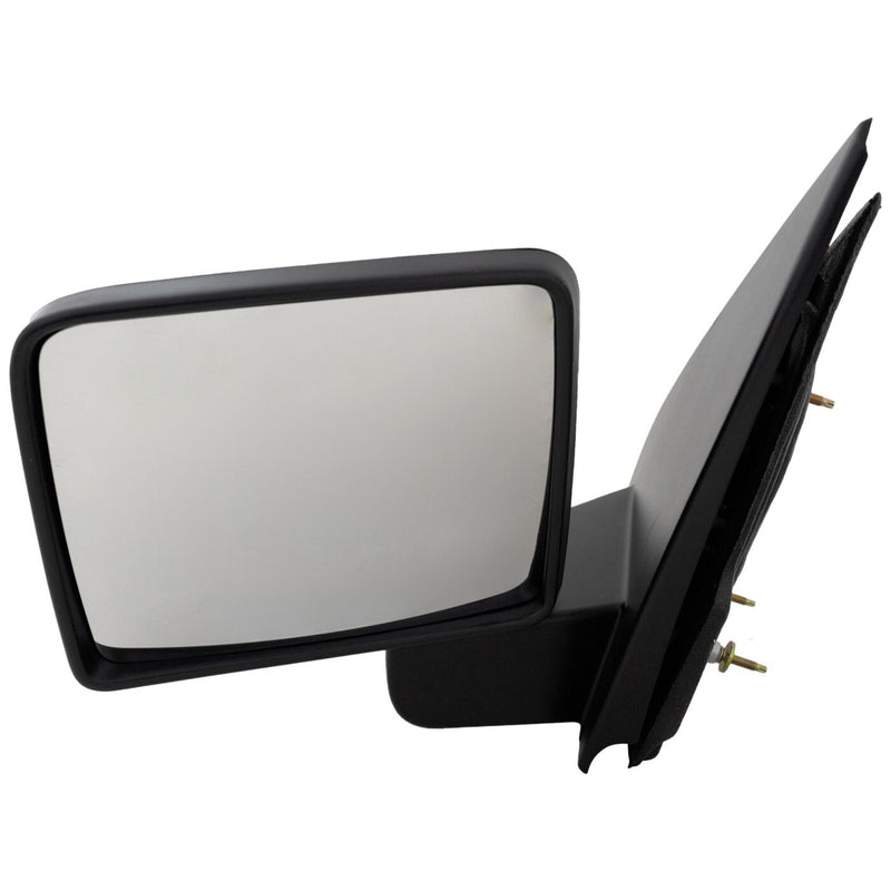 DURAFORCE Mirror For 2004-2008 Ford F-150 Driver Side Textured Manual Folding Paddle Style