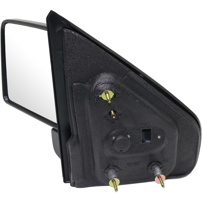 DURAFORCE Mirror For 2004-2008 Ford F-150 Driver Side Textured Manual Folding Paddle Style