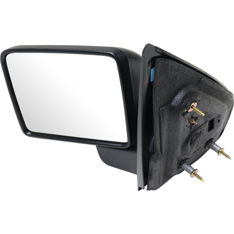 DURAFORCE Mirror For 2004-2008 Ford F-150 Driver Side Textured Manual Folding Paddle Style