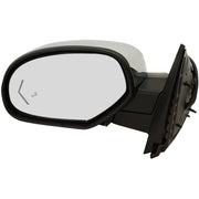 DURAFORCE Mirror For 2007-2014 Chevrolet Tahoe Suburban Power-Fold BSD Memory Chrome LH