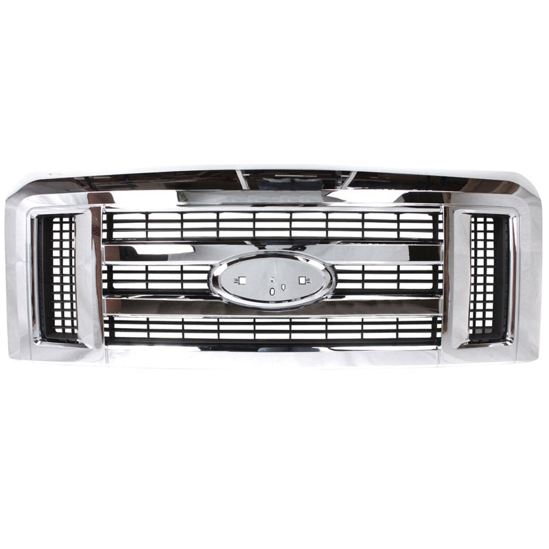 DURAFORCE Grille Assembly For 2008-21 Ford E-350 Super Duty 08-14 E-150 For Econoline Van