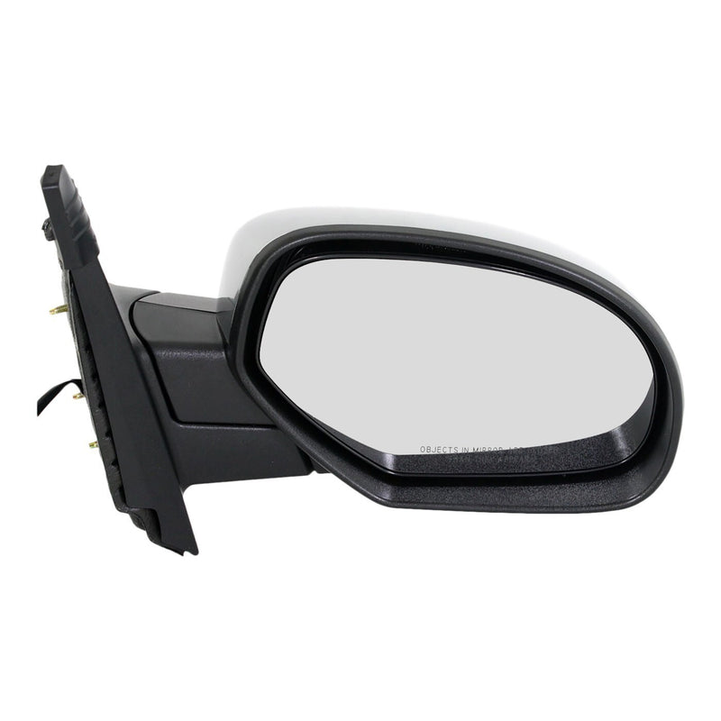 DURAFORCE Power Mirror For 2007-2013 Chevy Silverado 1500 Right Htd Manual Folding Chrome