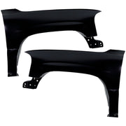 DURAFORCE Fender Set For 2001-2006 GMC Sierra 1500 HD Fits 2500 HD Fits 3500 Primed