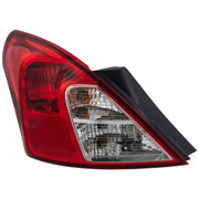 DURAFORCE Tail Light Lamp Assembly For 2012-2019 Nissan Versa Driver Left Side With Bulb