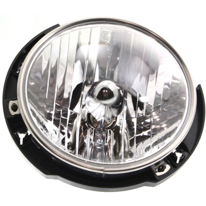 DURAFORCE Driver and Passenger Side Headlights For Jeep Wrangler 2007-2017 Halogen w Bulbs