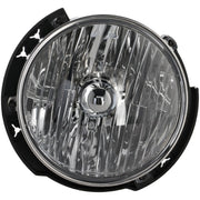 DURAFORCE Driver and Passenger Side Headlights For Jeep Wrangler 2007-2017 Halogen w Bulbs