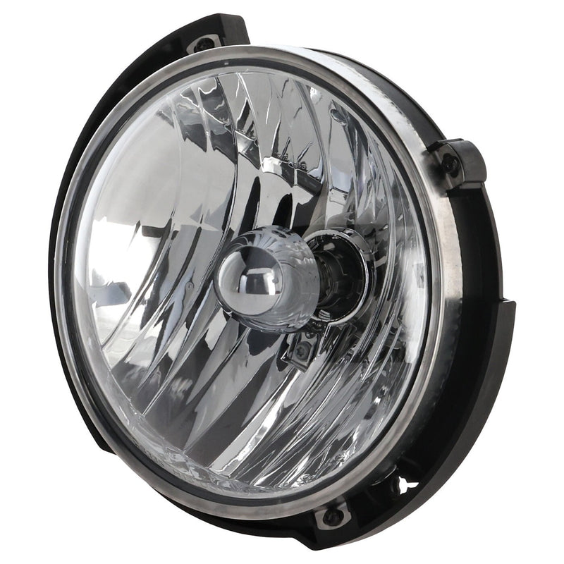 DURAFORCE Driver and Passenger Side Headlights For Jeep Wrangler 2007-2017 Halogen w Bulbs