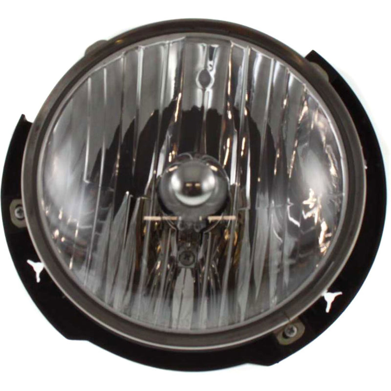 DURAFORCE Driver and Passenger Side Headlights For Jeep Wrangler 2007-2017 Halogen w Bulbs