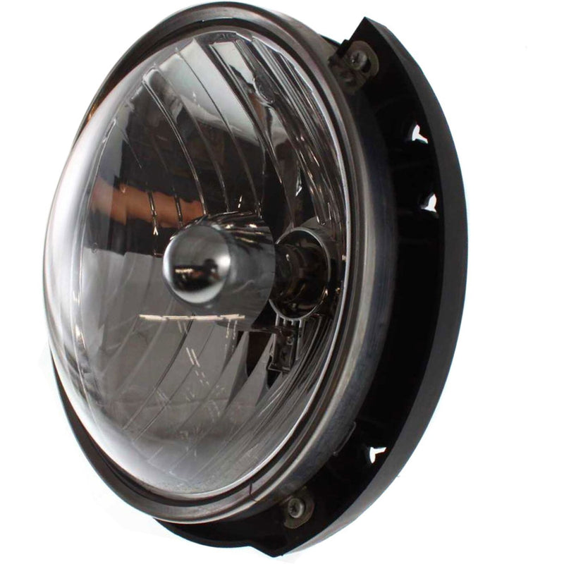 DURAFORCE Driver and Passenger Side Headlights For Jeep Wrangler 2007-2017 Halogen w Bulbs