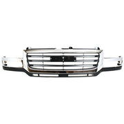 DURAFORCE Grille 03-07 For GMC Sierra 2500/3500 HD Chr Shell w/Black Insert Fit 07 Classic