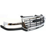 DURAFORCE Grille 03-07 For GMC Sierra 2500/3500 HD Chr Shell w/Black Insert Fit 07 Classic