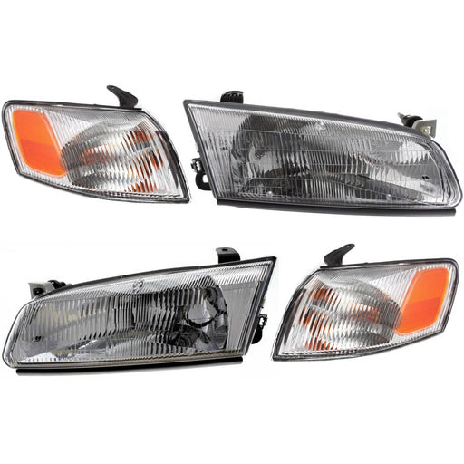 DURAFORCE Headlight Kit For 1997-1999 Toyota Camry TO2502117 TO2503117 TO2531126 TO2530126