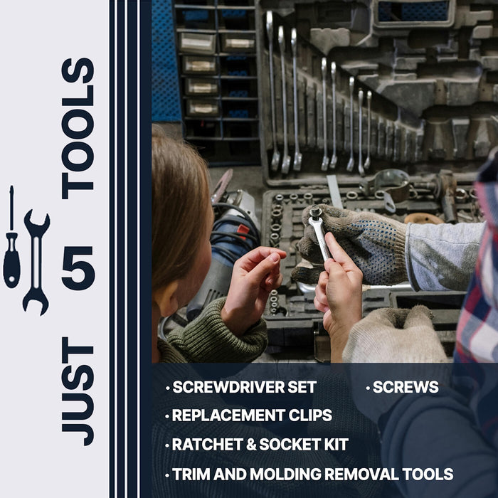 DURAFORCE Front Bumper Brackets Set Driver and Passenger Side For 2007-2008 Honda Fit