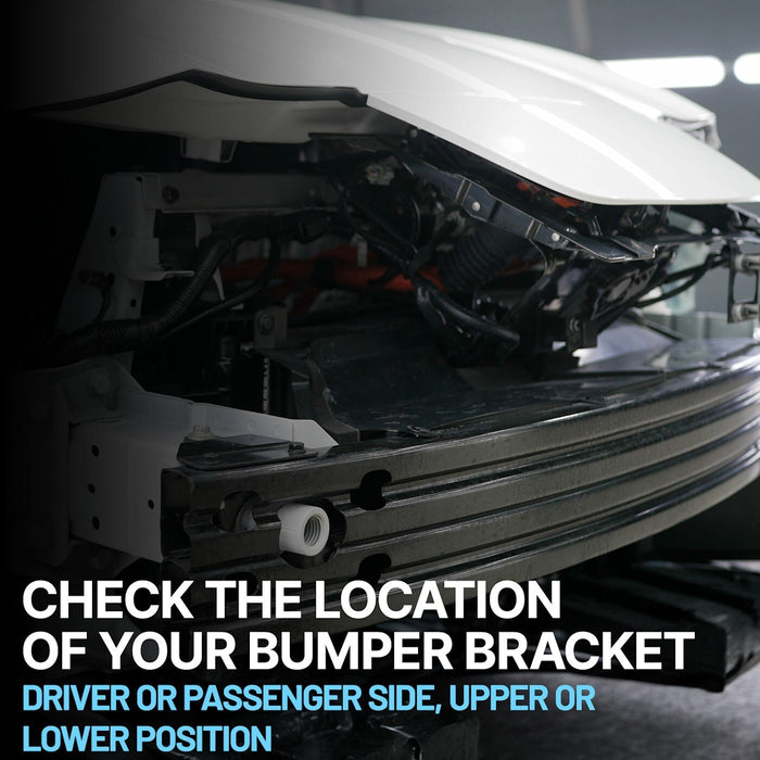 DURAFORCE Front Bumper Brackets Set Driver and Passenger Side For 2007-2008 Honda Fit