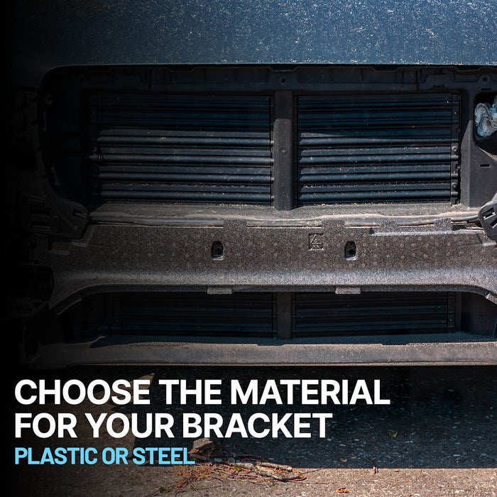 DURAFORCE Front Bumper Brackets Set Driver and Passenger Side For 2007-2008 Honda Fit