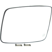 DURAFORCE Mirror Glass For 09-18 Ram 1500 Truck 2011-18 Ram 2500 Driver Side Power Heated