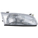 DURAFORCE Headlight Set For 1997-1999 Toyota Camry Headlight Set Left and Right with Bulbs
