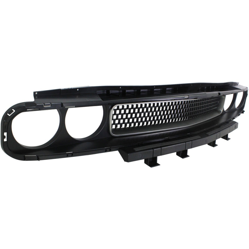 DURAFORCE Grille For 2008-2014 Dodge Challenger Textured Black Plastic