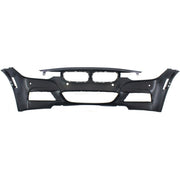 DURAFORCE Front Bumper Cover For 2013-18 BMW 320i 2013-16 328i Primed With Fog Light Holes