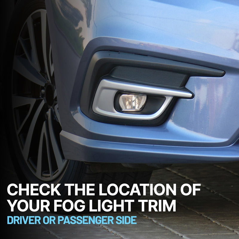 DURAFORCE Fog Light Trim Driving Lamp For 2015-2026 Subaru Impreza Front Passenger Primed