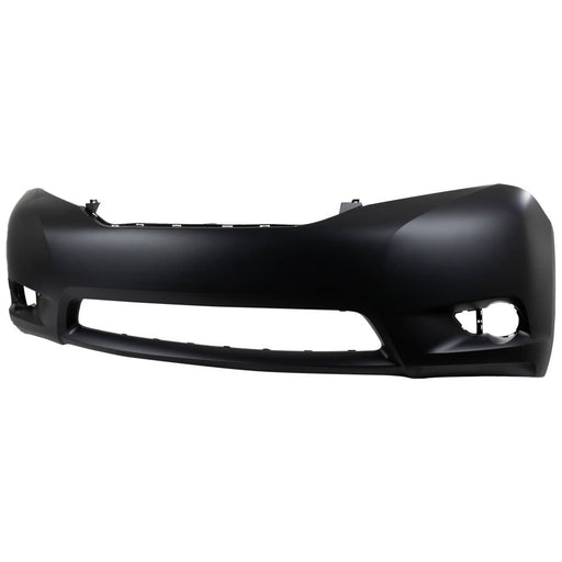 DURAFORCE Front Bumper Cover For 2011-2017 Toyota Sienna BASE LE XLE CAPA Primed TO1000369